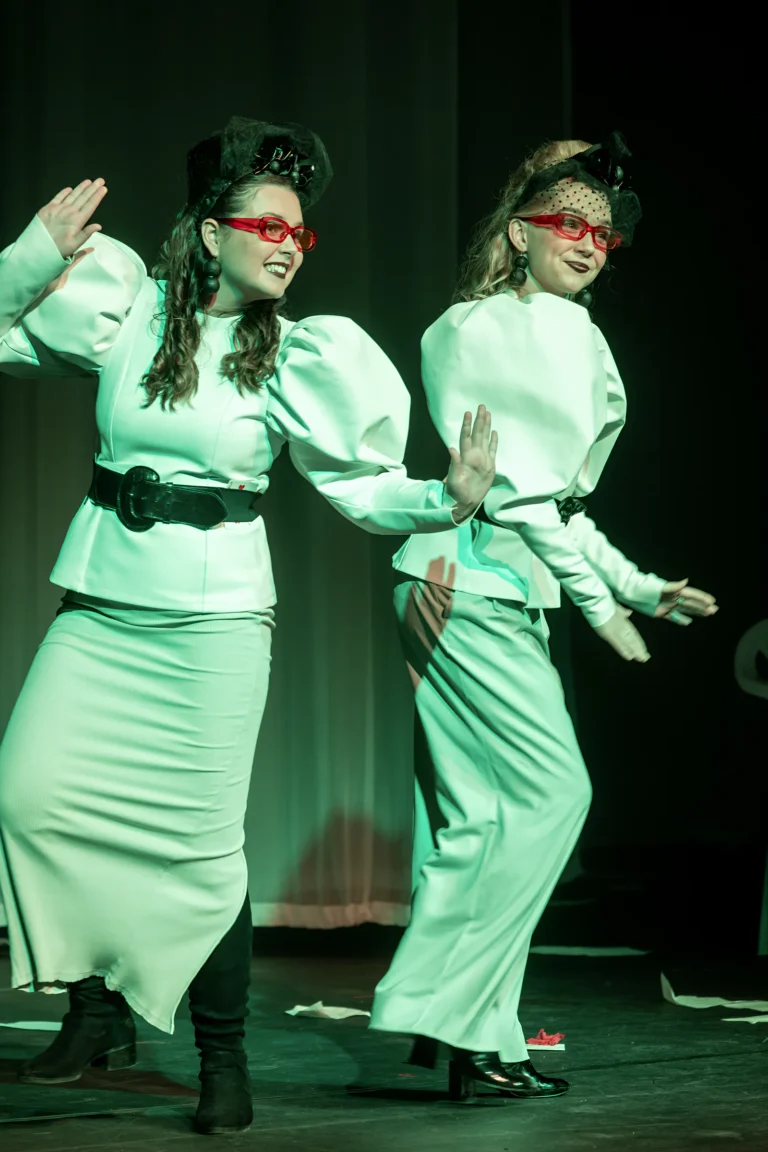 On stage