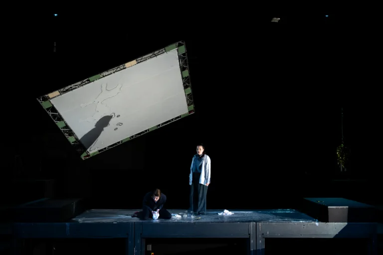 On stage